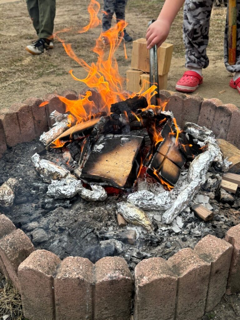 プレーパーク焚き火